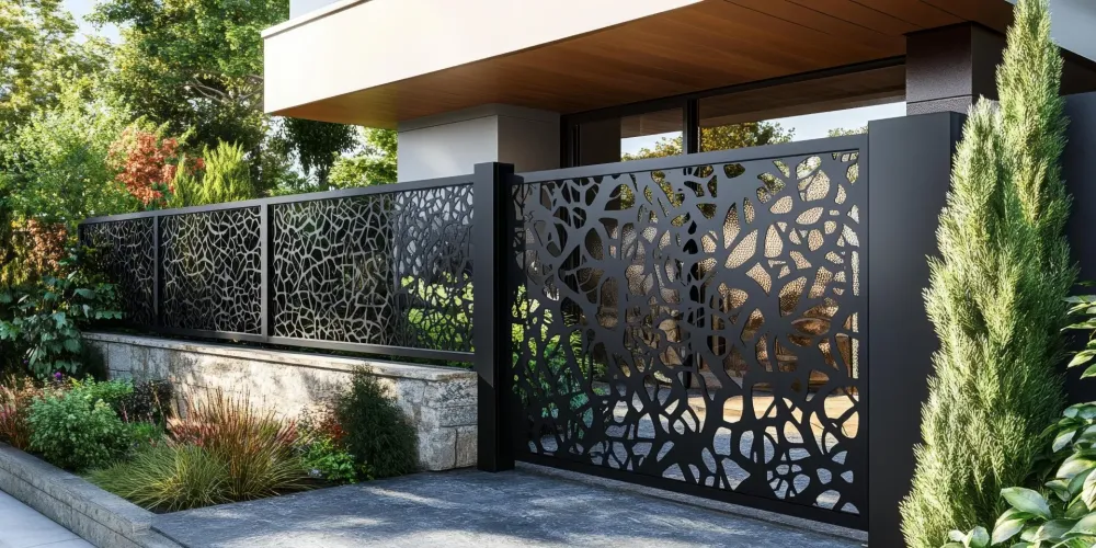 Portail sur mesure à Guimps